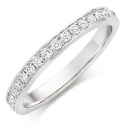 18ct White Gold Diamond Eternity Ring