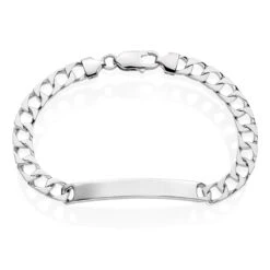 Silver ID Men's Bracelet